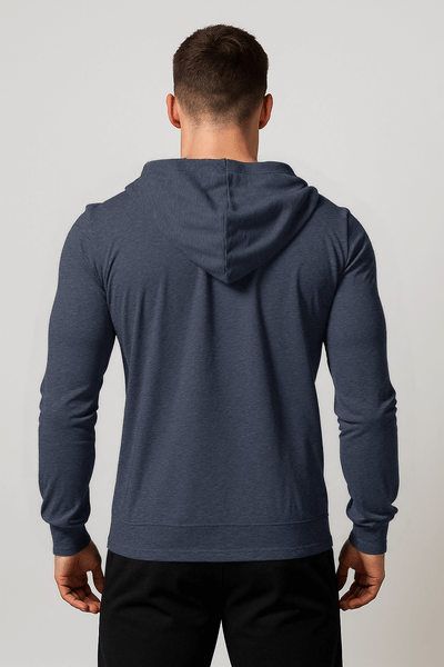 THE COTTON HOODED LONG SLEEVE TEE