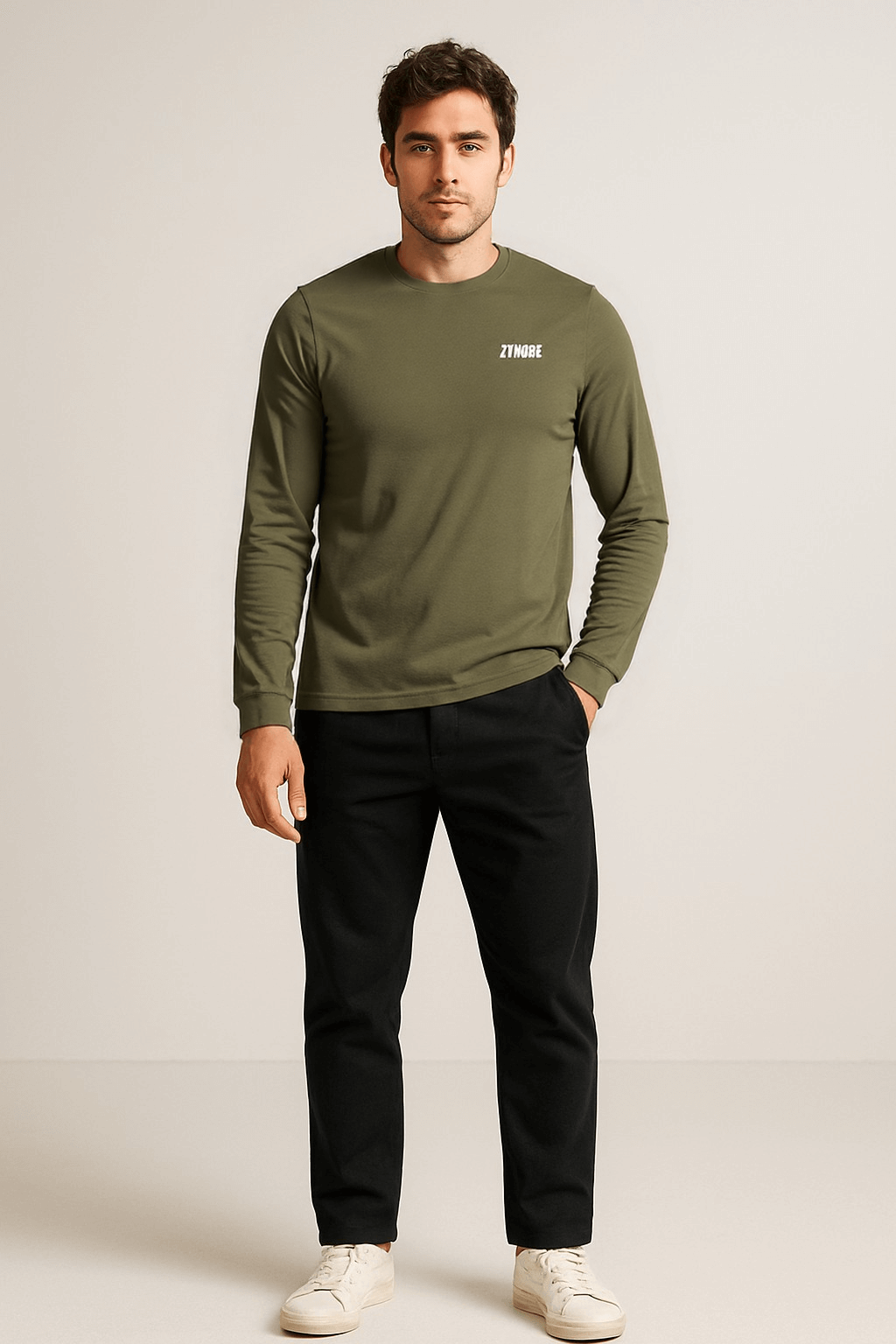 THE COTTON LONG SLEEVE TEE