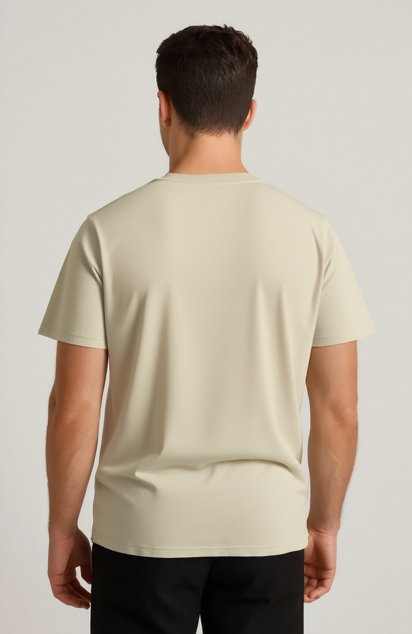 THE ORGANIC COTTON HIGH NECK T-SHIRT
