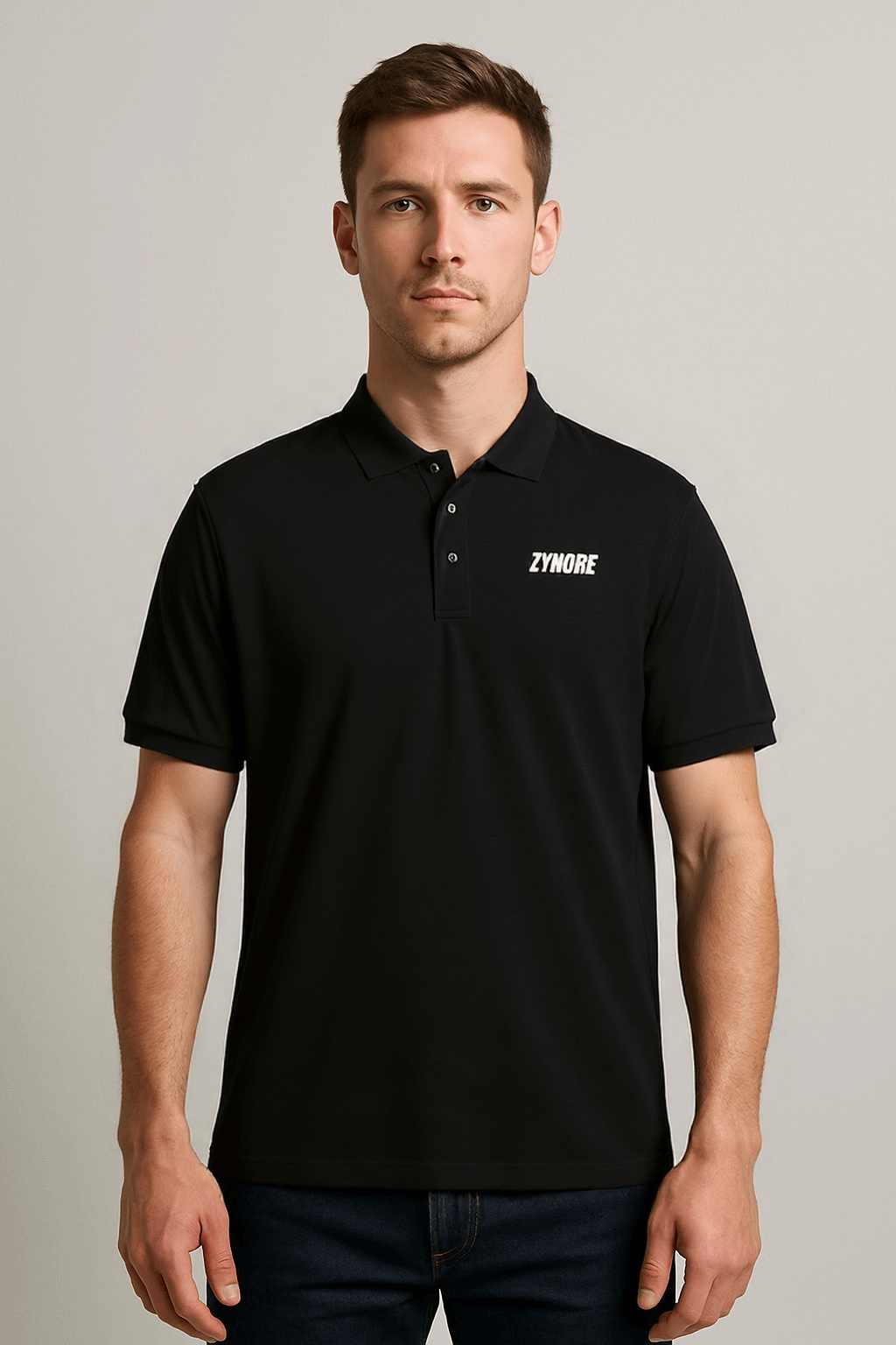 THE PREMIUM COTTON SHORT POLO SHIRT
