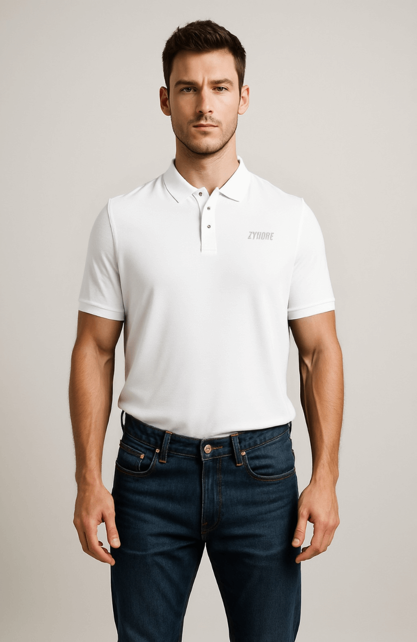 THE PREMIUM COTTON SHORT POLO SHIRT